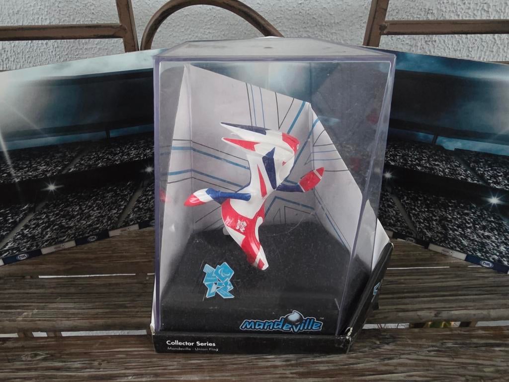 Mandeville Olympische Spelen 2012 Mascotte Union Flag, Ophalen, Nieuw, Overige sporten, Beeldje of Poppetje