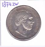 Heel nette rijksdaalder 1874 zwaard Willem 3 voor 49 euro, Koning Willem III, Zilver, Ophalen of Verzenden, Losse munt