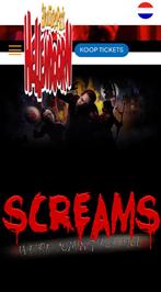 Hellendoorn halloween Screams ticket + spookhuis, Eén persoon, Ticket of Toegangskaart