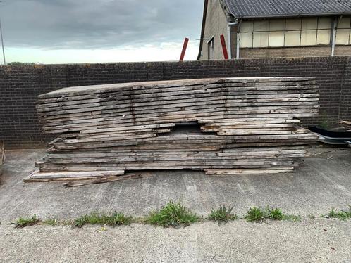 Steenschotten gebruikt rond de 30st., Doe-het-zelf en Verbouw, Platen en Panelen, Gebruikt, Hout, 20 tot 50 mm, Ophalen