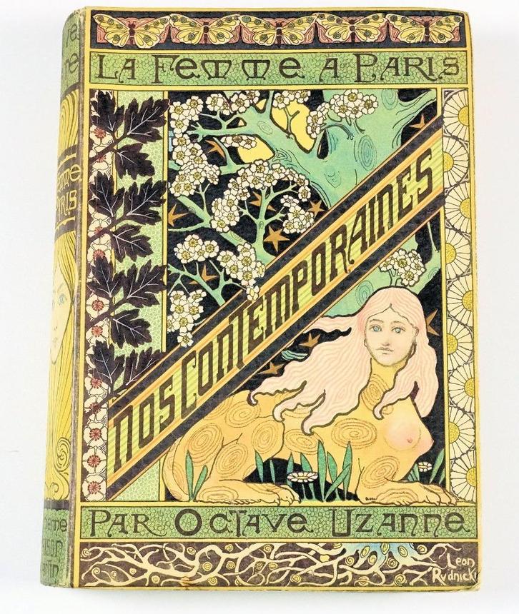 [Art Nouveau] La Femme a Paris 1894 Uzanne - MET Chemise, Antiek en Kunst, Antiek | Boeken en Bijbels, Ophalen of Verzenden