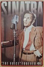 Frank Sinatra the voice reclamebord van metaal wandbord, Nieuw, Ophalen of Verzenden
