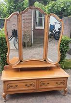 Brocante queen anne kaptafel, Huis en Inrichting, Tafels | Kaptafels, Ophalen, Gebruikt, Hout