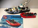 Lego city 60129 politie patrouille boot - compleet, Ophalen of Verzenden, Zo goed als nieuw, Complete set, Lego