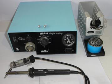 WELLER WSA-1 DE-SOLDEERSTATIO+ DE-SOLDEERBOUT en VACUUM POMP beschikbaar voor biedingen