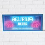 Delirium Beers Neon Reclamebord, Verzamelen, Biermerken, Ophalen of Verzenden, Nieuw
