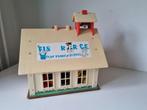 Fisher Price school vintage met veel toebehoren, Ophalen of Verzenden, Gebruikt, Speelset