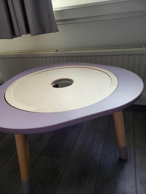 Multitable (Stokke) speeltafel, 2 puzzels, 1 spel, Kinderen en Baby's, Speelgoed | Speeltafels, Zo goed als nieuw, Ophalen
