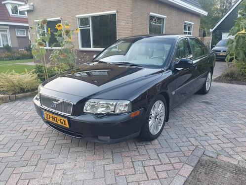 Volvo S80 2.4 T 200PK 2002 Zwart Turbo, Auto's, Volvo, Particulier, S80, ABS, Airbags, Airconditioning, Boordcomputer, Centrale vergrendeling