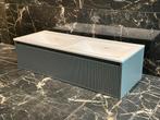 Badmeubel 120 cm breed ribbelfront van €1755 voor €600 NEW, 100 tot 150 cm, Nieuw, Ophalen of Verzenden, Minder dan 100 cm