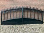 Sier hekwerk hek poort 355 cm gegalvaniseerd, Tuin en Terras, Ophalen, Met poort, Gebruikt, Sierhekwerk