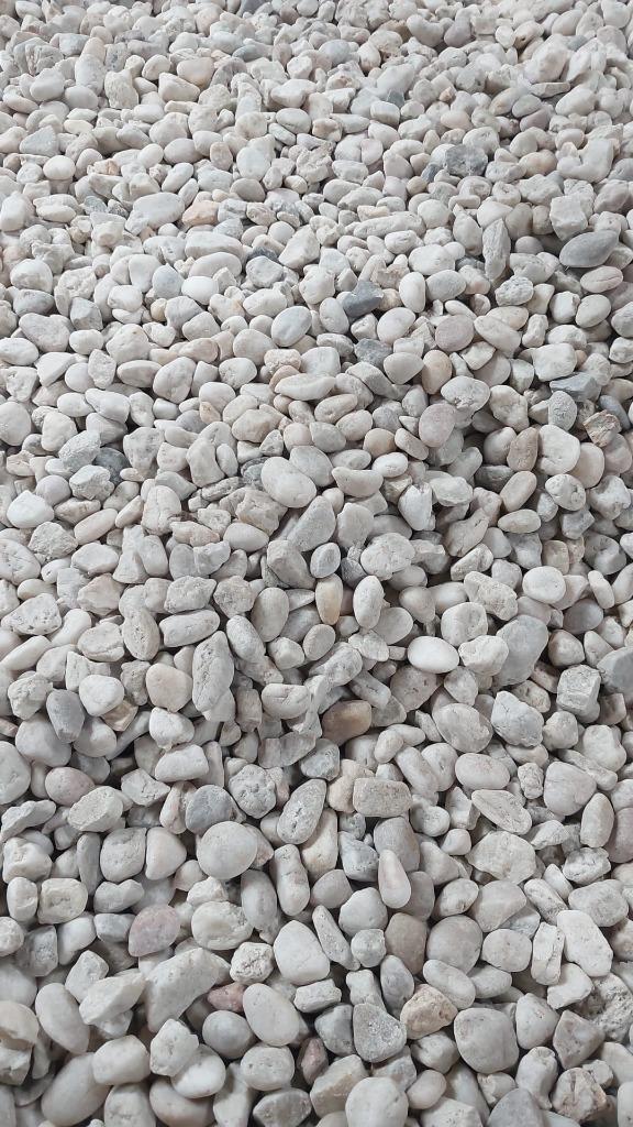 Wit siergrind, Tuin en Terras, Grind, Keien en Split, Nieuw, Grind, Wit, Overige materialen, Verzenden