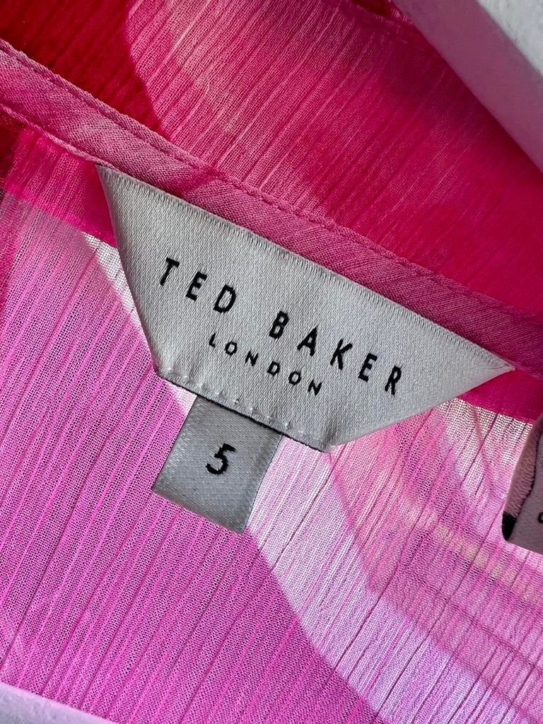 Ted Baker blouse + top mt.5 (42), Kleding | Dames, Blouses en Tunieken, Nieuw, Maat 42/44 (L), Roze, Ophalen of Verzenden