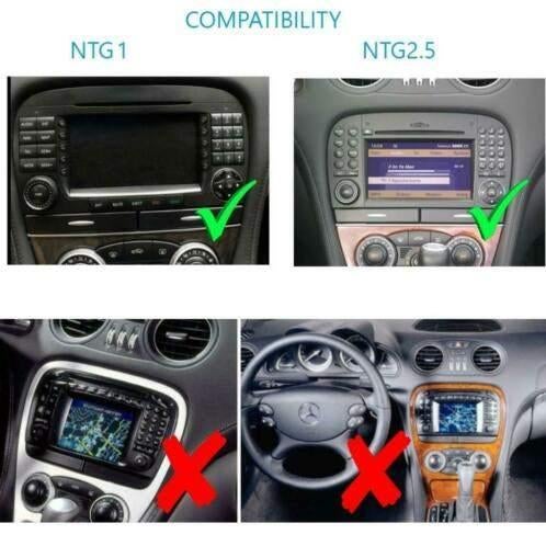 Android 15 Navigatie Mercedes SL R230 NTG1 NTG 2.5 carplay, Oberonweg 262 3208pg, Nieuw, Ophalen of Verzenden, Dynavin