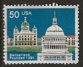 USA 155, capitool, Verzenden, Gestempeld, Noord-Amerika