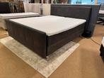 Boxspring Elektrisch 210 Antraciet lederstof DirectLeverbaar, Ophalen, 210 cm, #Boxspring#Elektrisch#210#Verstelbaar#Beige#Slapen#XL