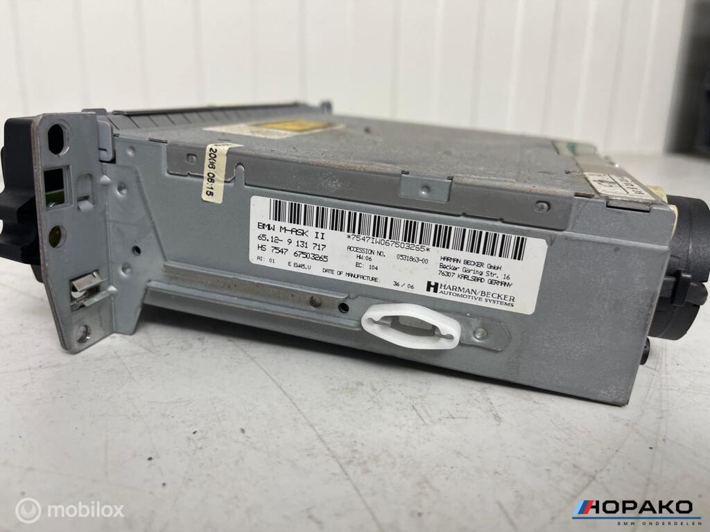 Radio M-ask ccc BMW 1/3/5 serie  | 65129131717 | business, Gebruikt, Einsteinlaan 5 rijswijk, Bmw, Ophalen of Verzenden
