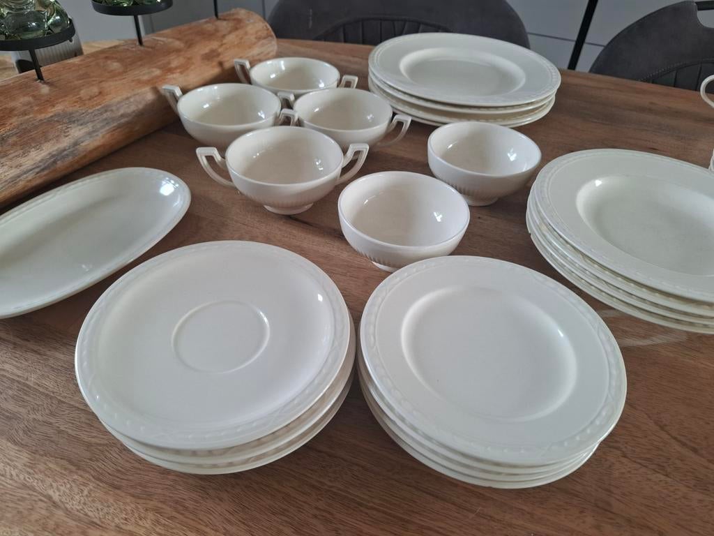 Recamier Royal Creamware servies, Ophalen of Verzenden