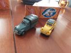2 CV Norev modelauto's - Geel en Grijs, Ophalen, Zo goed als nieuw, Auto, Norev