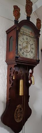 antieke Friese staart klok met kwartier slag, Ophalen