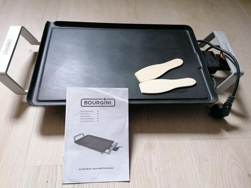Bourgini Multi Plate Bakplaat Grillplaat bbq, Ophalen of Verzenden, Zo goed als nieuw, Tafelgrill
