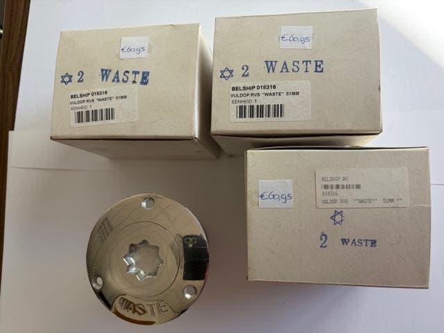 Div. RVS dekvuldoppen met ster, Ophalen of Verzenden, Nieuw, Motor en Techniek