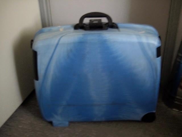 LICHTBLAUW GEMELEERDE DOLSEY KOFFER HARD CASE, Sieraden, Tassen en Uiterlijk, Koffers, 50 tot 60 cm, Hard kunststof, Zo goed als nieuw