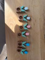 Tulpje houten 6 stuk, Huis en Inrichting, Woonaccessoires | Overige, Ophalen of Verzenden, Nieuw