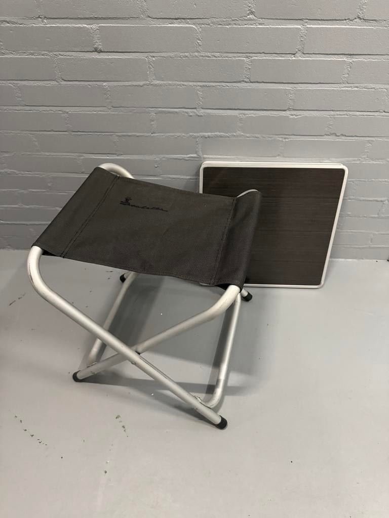 Isabella kruk met blad, Caravans en Kamperen, Ophalen, Zo goed als nieuw, Campingstoel