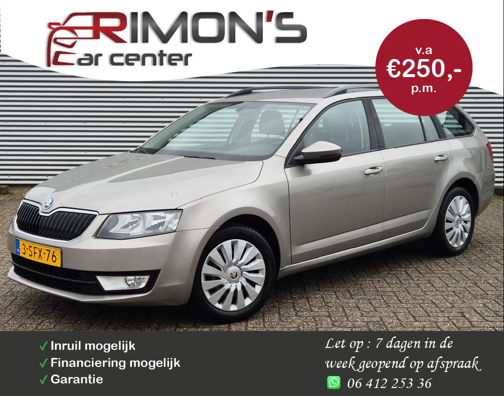 Skoda Octavia Combi 1.6 TDI Greentech 1 Ste Eigenaar Dealer, Auto's, Skoda, Voorwielaandrijving, Euro 5, Gebruikt, 4 cilinders