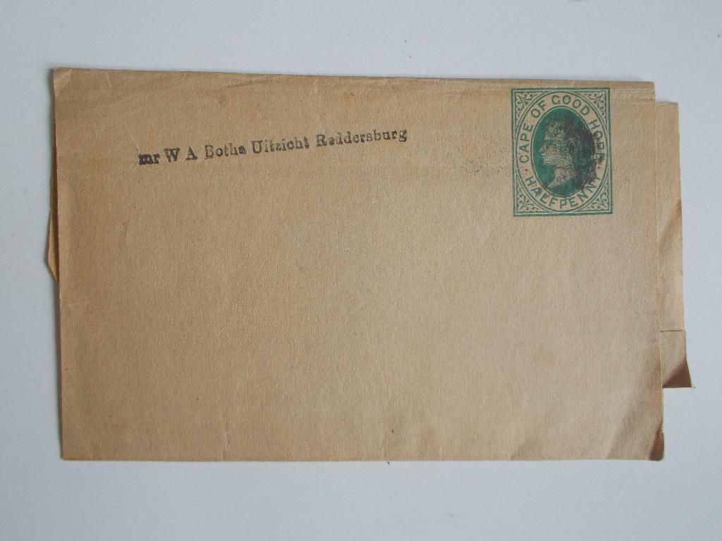 Cape Of Good Hope, Postwikkel Naar Mr. Botha Te Reddersburg, Ophalen, Overige typen