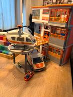 Playmobil Ziekenhuis met ambulance en helikopter, Ophalen of Verzenden, Gebruikt, Complete set