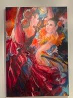 Schilderij olieverf "Flamenco" Erica Nussbaum, Ophalen