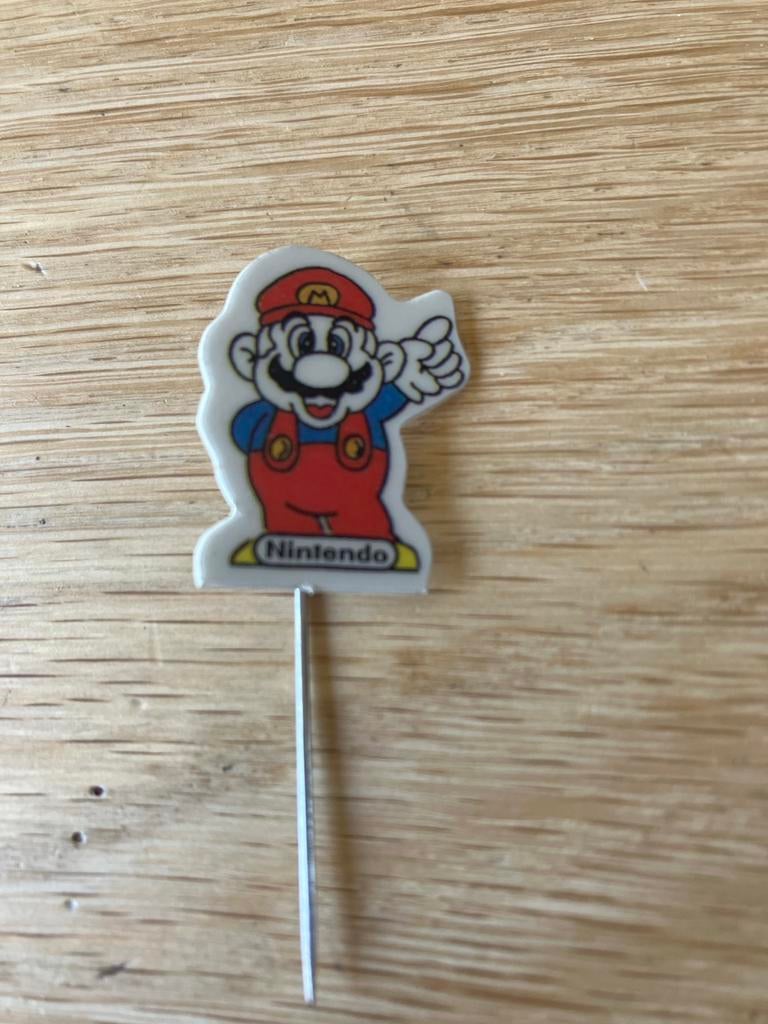 Vintage Nintendo Mario Bros. Pin / Speld, Ophalen of Verzenden, Gebruikt