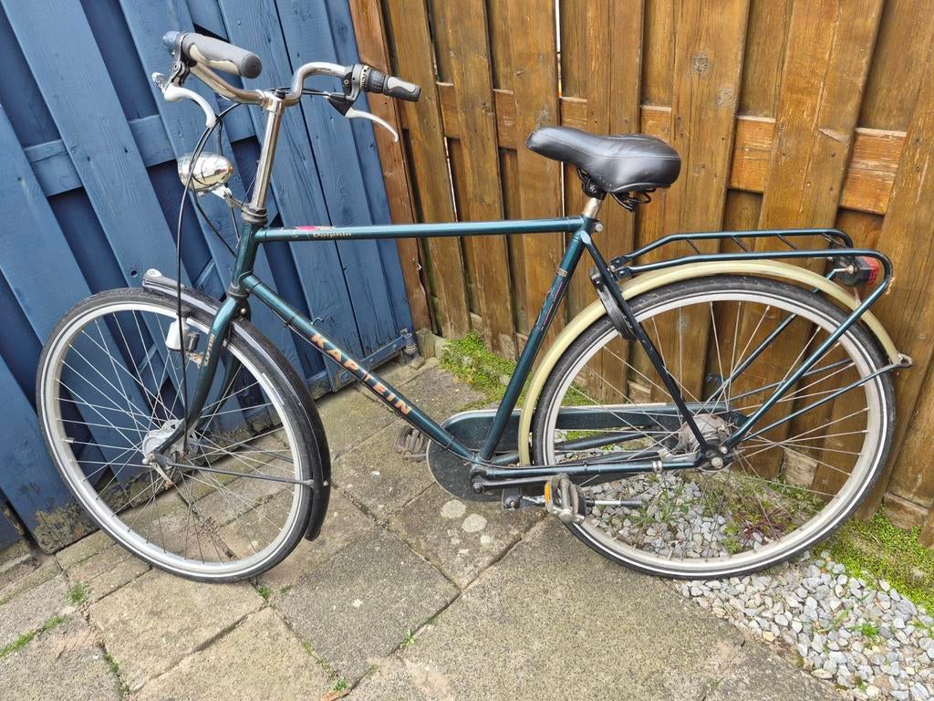 Kaptein stadsfiets - Groen - Gebruikt, Velgrem, Versnellingen, Ophalen, Overige merken