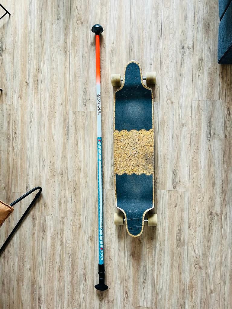 Hamboards SUP Land Paddle stick, Ophalen of Verzenden, Gebruikt, Overige typen, Longboard