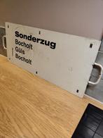 Duits treinterminatorbord, jaren '50 / '60, Ophalen of Verzenden, Overige merken