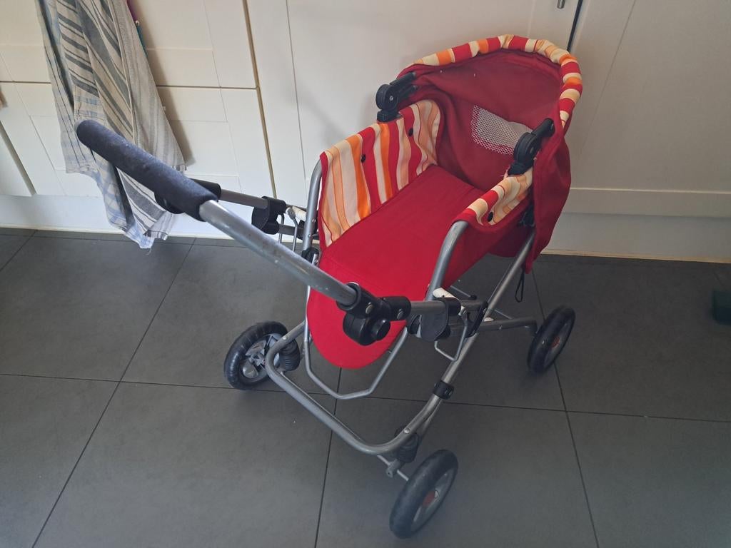 Gratis inklapbare speelgoedkinderwagen, Kinderen en Baby's, Speelgoed | Poppen, Ophalen, Gebruikt, Overige typen