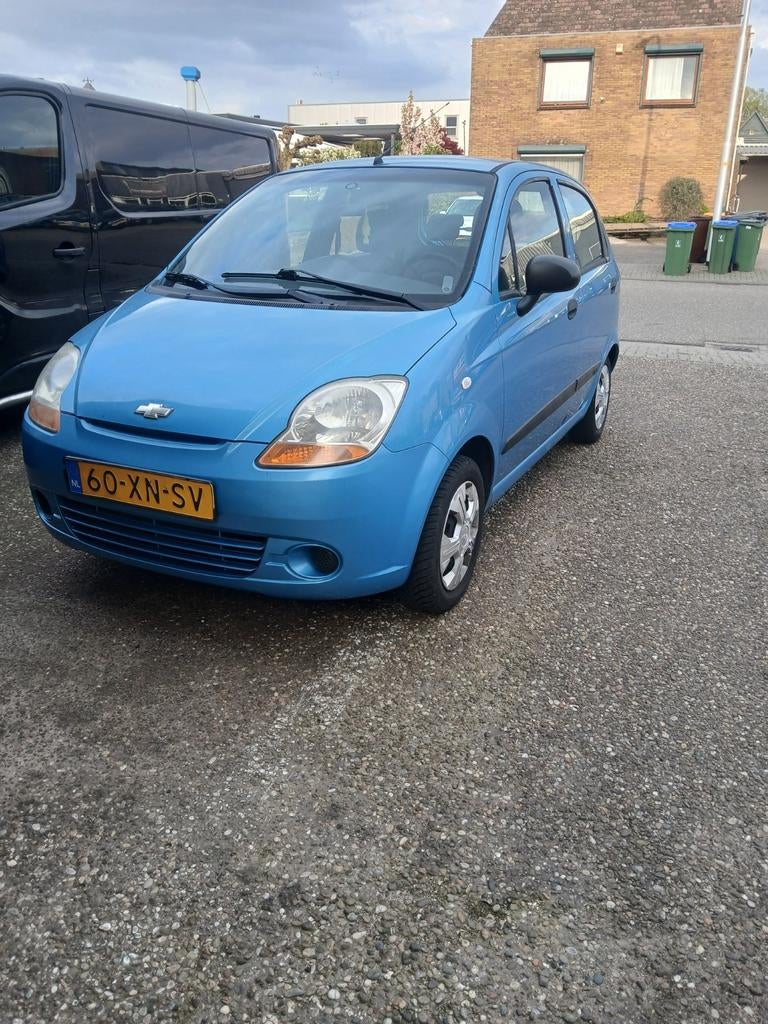 Chevrolet Matiz 0.8 2007 Blauw, Auto's, Chevrolet, Voorwielaandrijving, Stof, Blauw, Origineel Nederlands