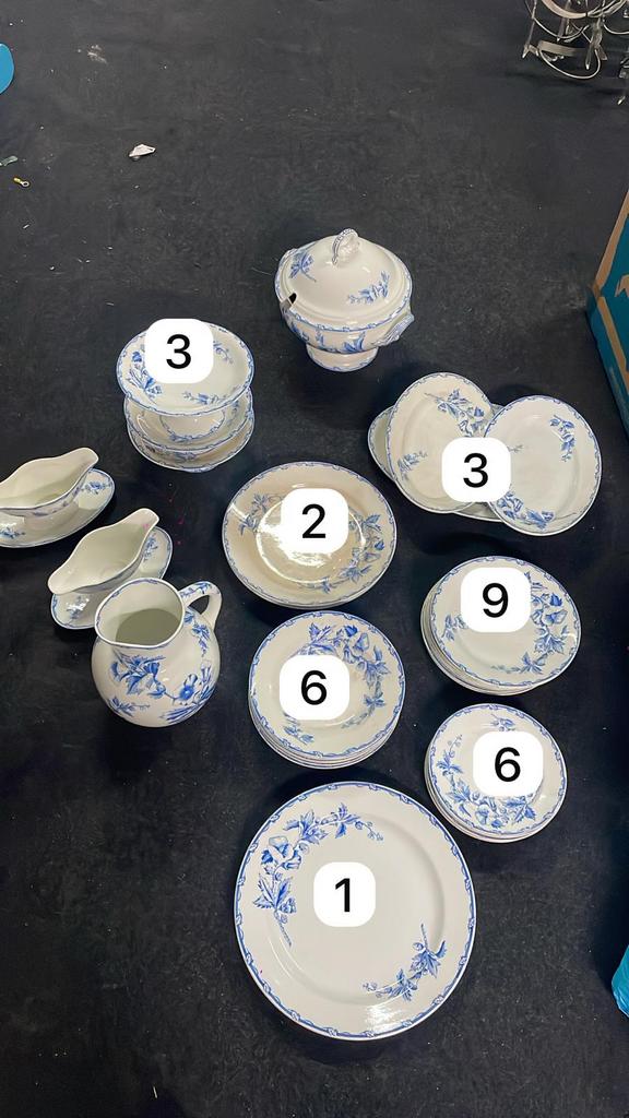 Delfts Blauw Servies, Antiek en Kunst, Ophalen
