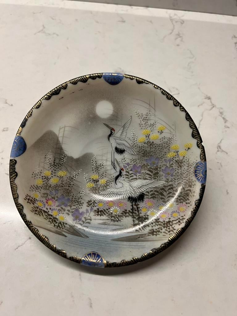 Japans handbeschilderd bordje., Antiek en Kunst, Ophalen of Verzenden