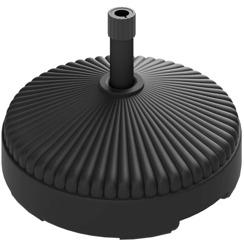 Parasolvoet vulbaar - Zwart - 28 kg, Ophalen of Verzenden, Nieuw, Minder dan 1 meter, Parasolvoet