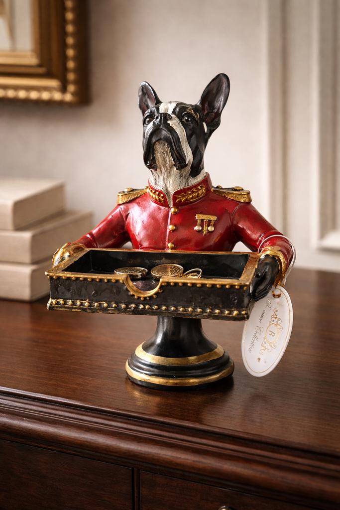 Visitekaartjes-houder Barokstijl Hond -, Meerkleurig, Nieuw, Ophalen of Verzenden, Klassiek