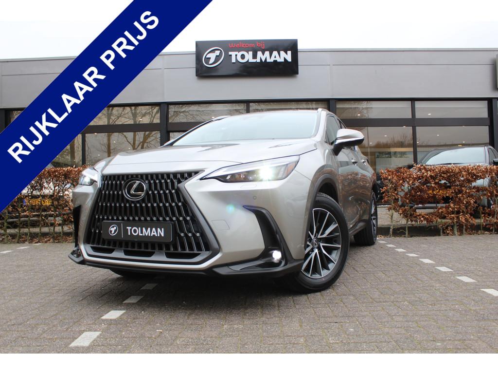 Lexus NX 450h+ AWD Luxury Line | Rijklaar | Trekhaak 1.500kg, Auto's, Lexus, Automaat, 12 maanden, Gebruikt, Zwart