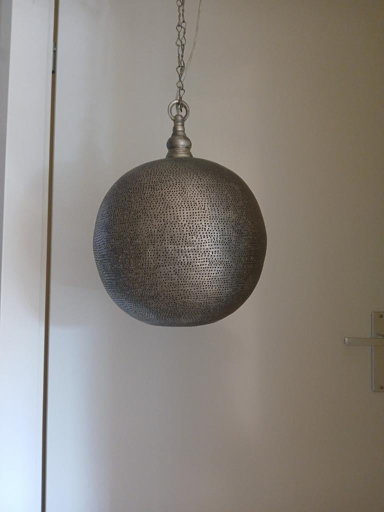 Messing hanglamp, Huis en Inrichting, Lampen | Hanglampen, Ophalen, Minder dan 50 cm