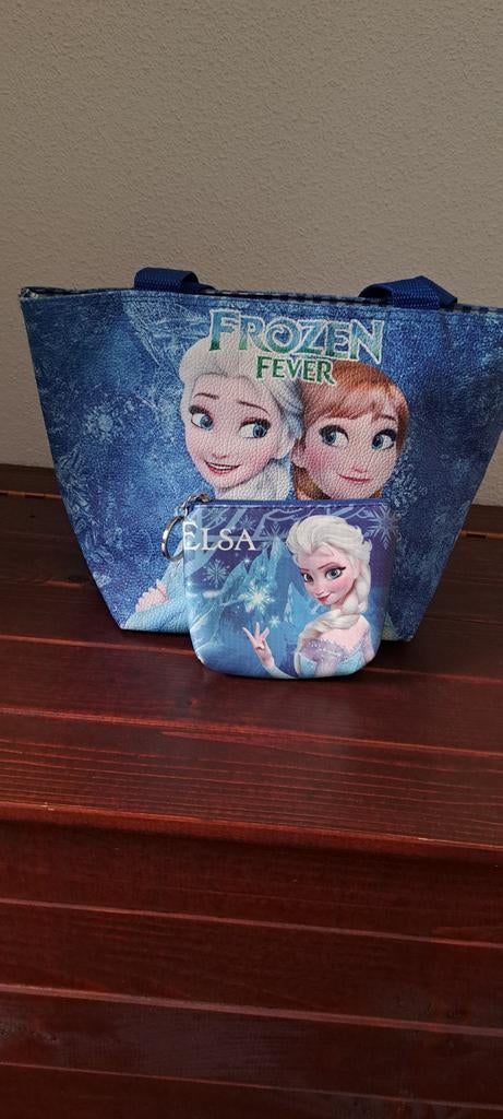 Frozen Tasje en Portemonnee Set - Elsa & Anna, Ophalen of Verzenden, Zo goed als nieuw