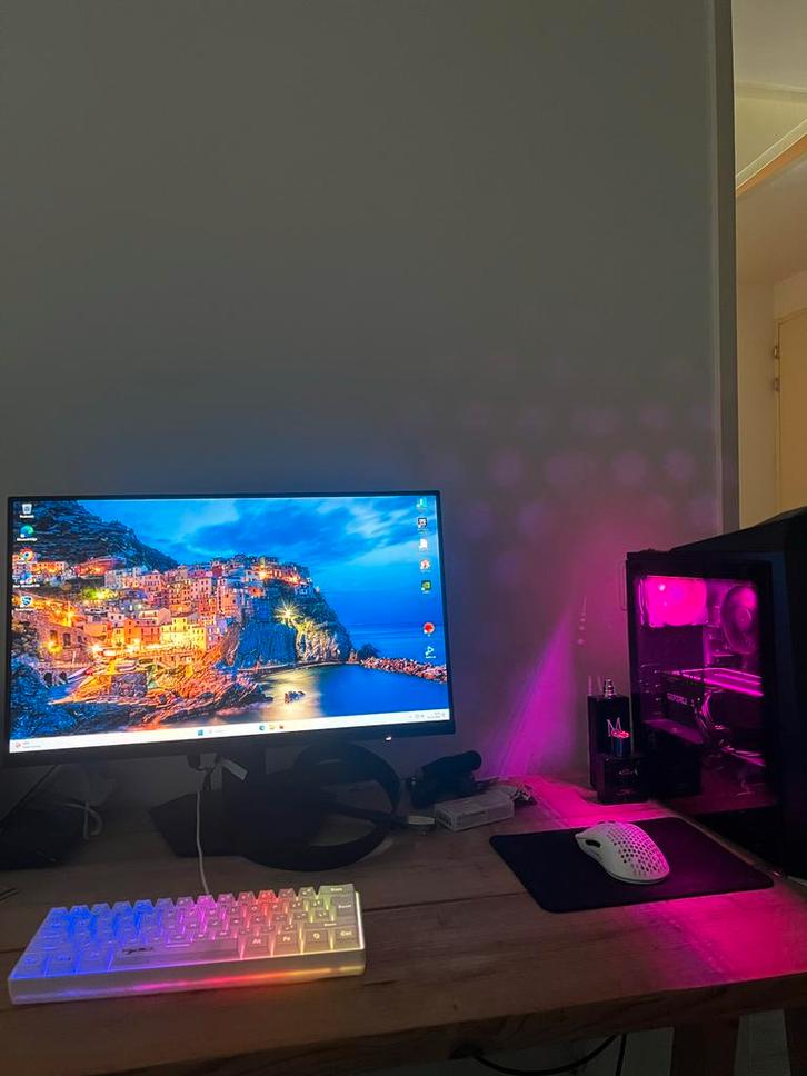 Gaming pc setup + monitor 180hz, Computers en Software, Desktop Pc's, Zo goed als nieuw, SSD, 16 GB, Met videokaart, Gaming, Ophalen of Verzenden