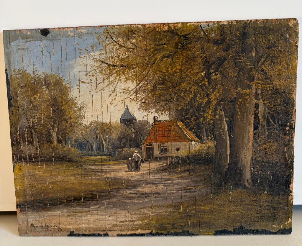 Dorpsgezicht 3x, Ophalen of Verzenden