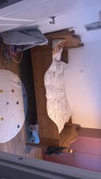 Vintage bed, Ophalen, Tweepersoons, Hout
