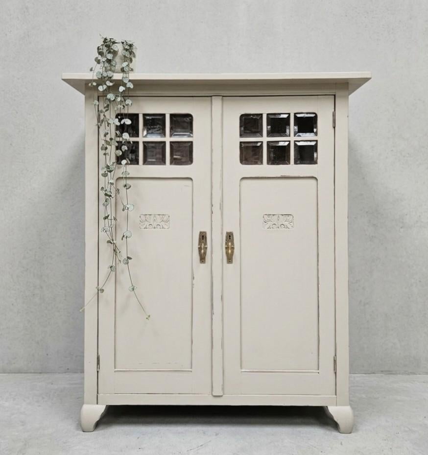 🏷🏷OPRUIMING Antieke Art Deco meidenkastje vintage kastje, Ophalen of Verzenden